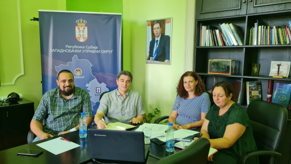 Начелник округа Горан Нонковић присуствовао другом онлајн састанку са представницима Министарства рударства и енергетике